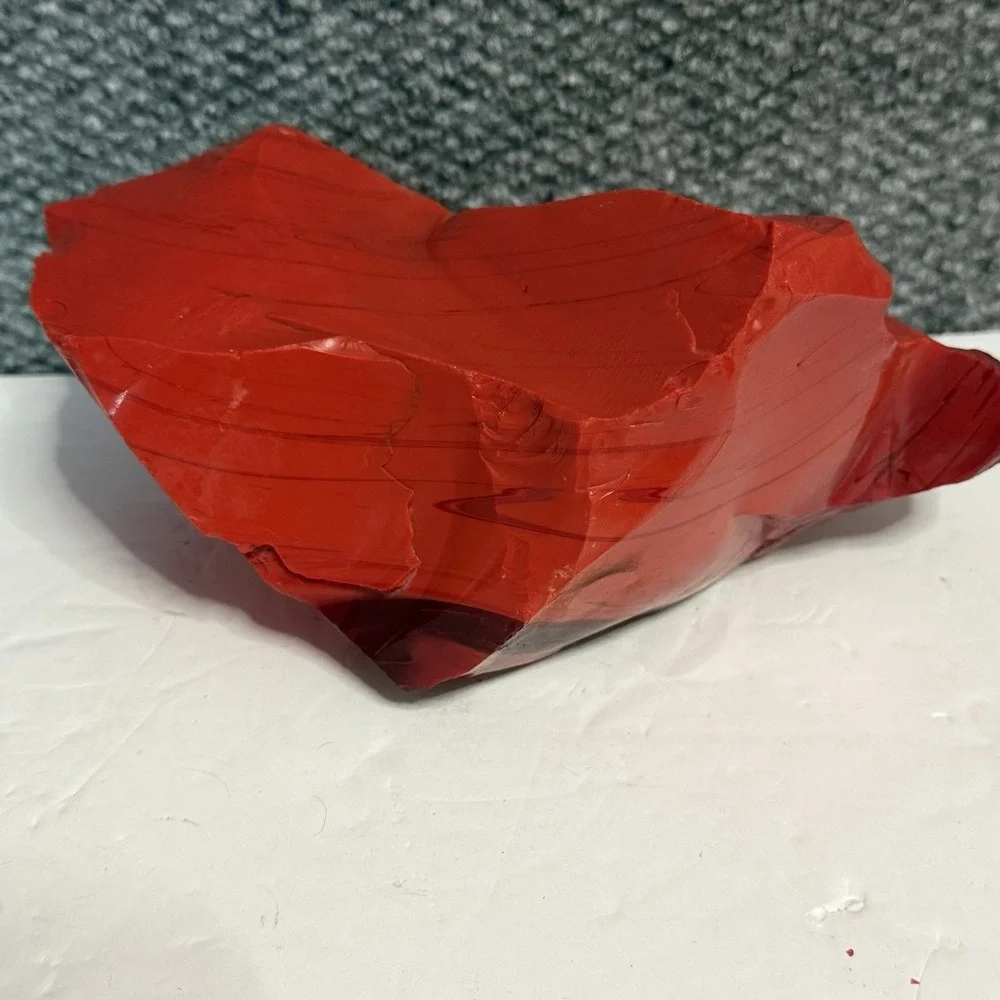 Red Slag Glass Chunk Ruby Cullet Art Glass Rock Display 5+ Lb Aquarium Landscape
